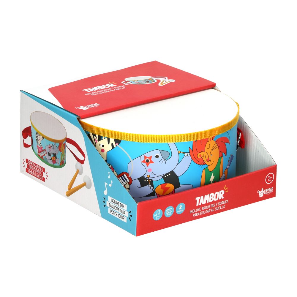Tambor infantil de madera