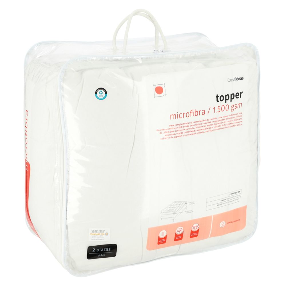 Colchoneta Microfibra Queen