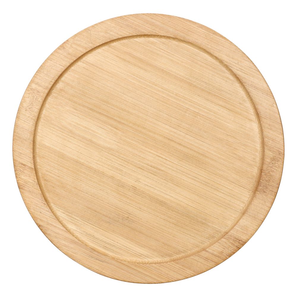 Bandeja giratoria de bambú 25 cm