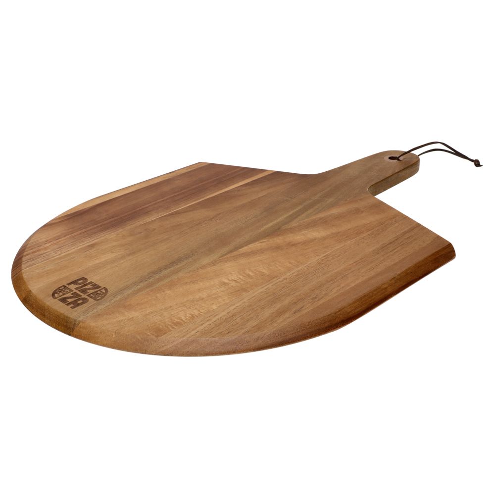 Tabla de madera de acacia para pizza 38x1.5 cm