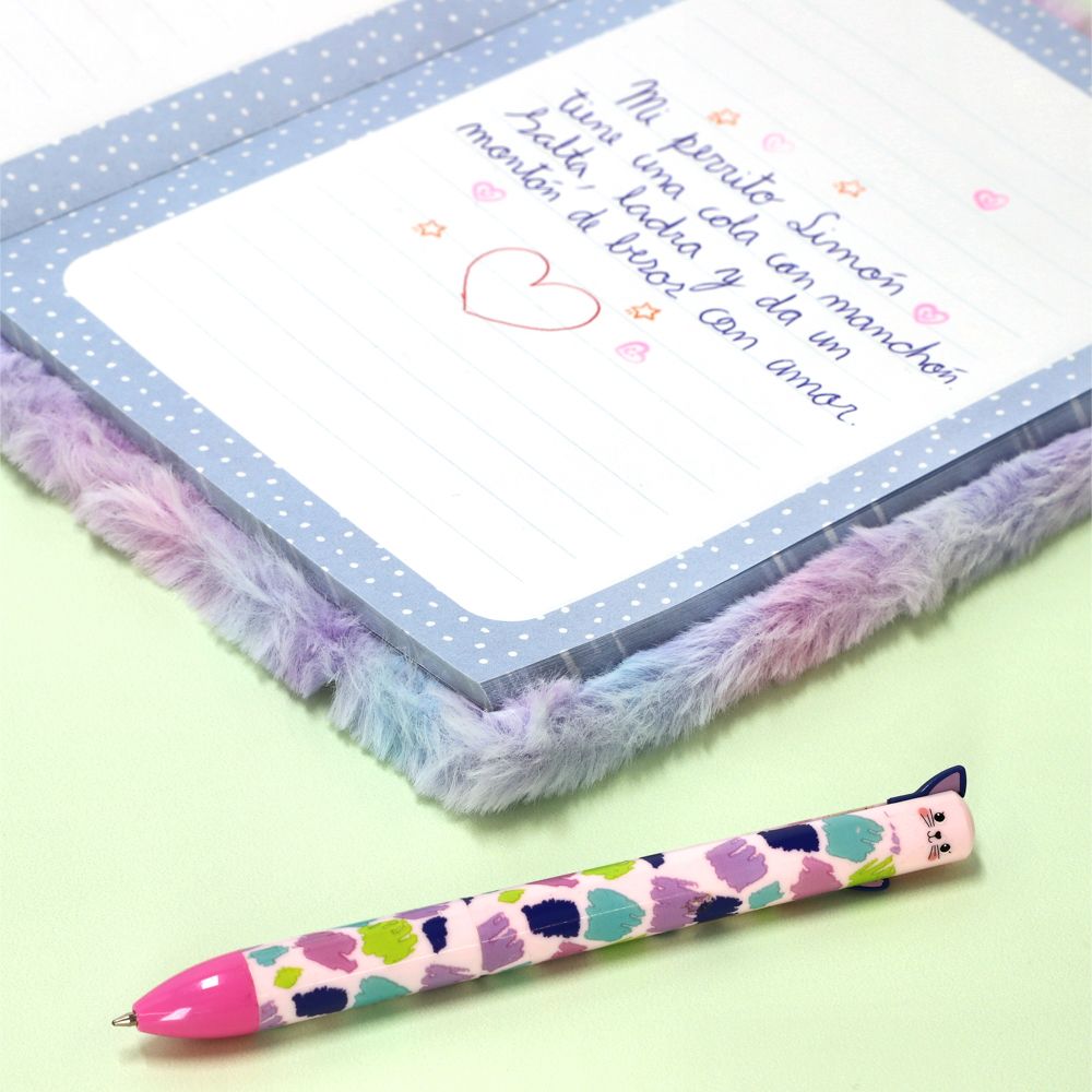 Bolígrafo con dos colores