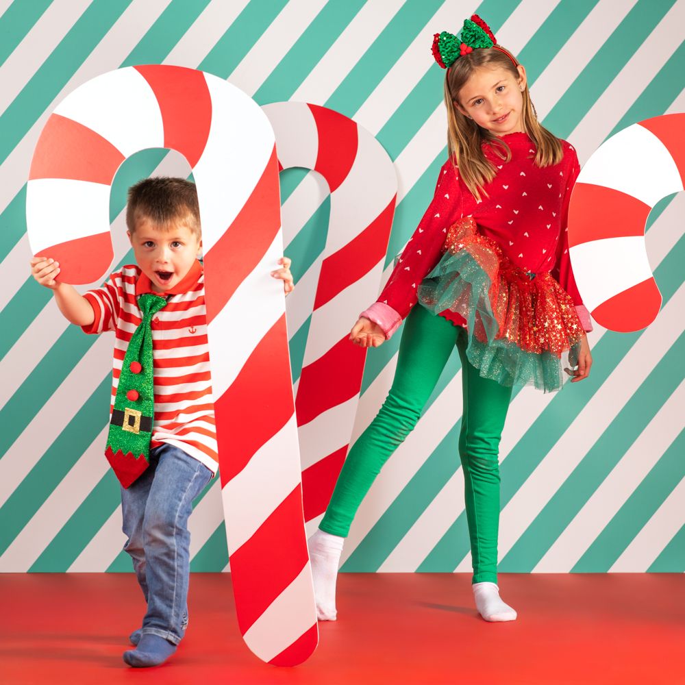 Set Falda Y Diadema Navidad