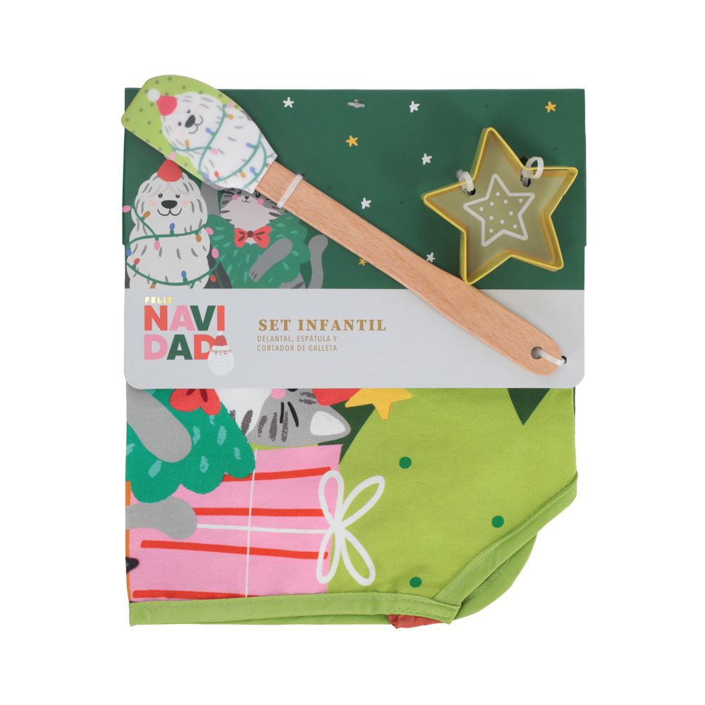 Set infantil de repostería navideño