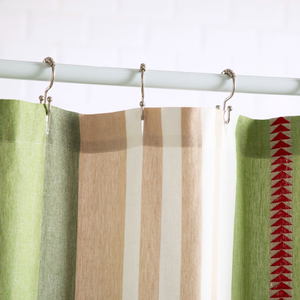 Cortina de baño con diseño escoces 180x190 cm