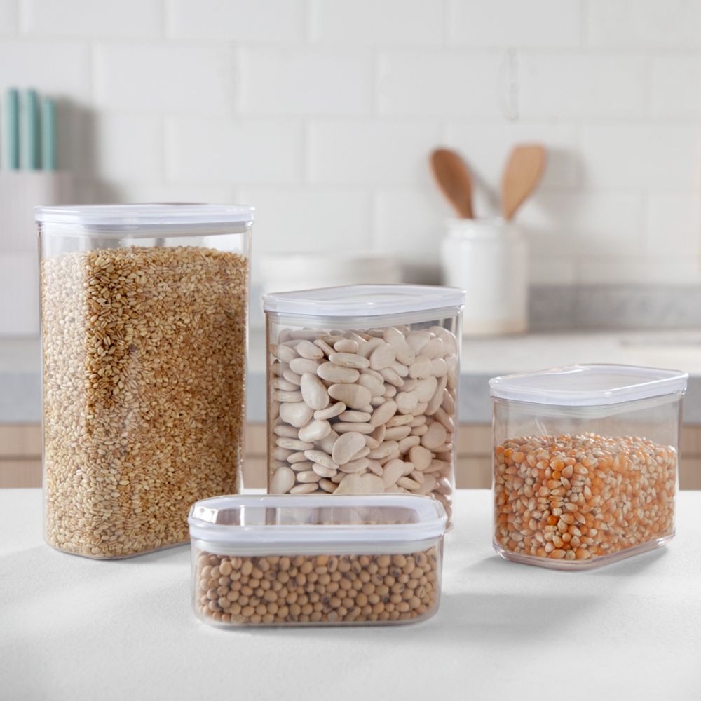 Frasco plástico con Tapa Hermética A Presión 2000 ml