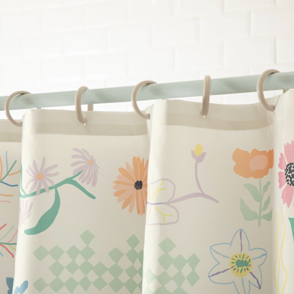 Cortina de baño estampada 180x180 cm