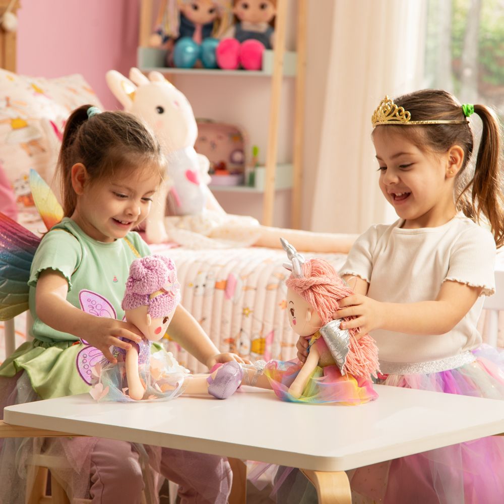 Muñeca de fantasía unicornio 20x7x38 cm