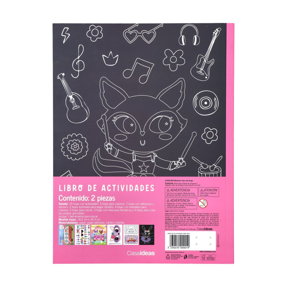 Libro de actividades infantil