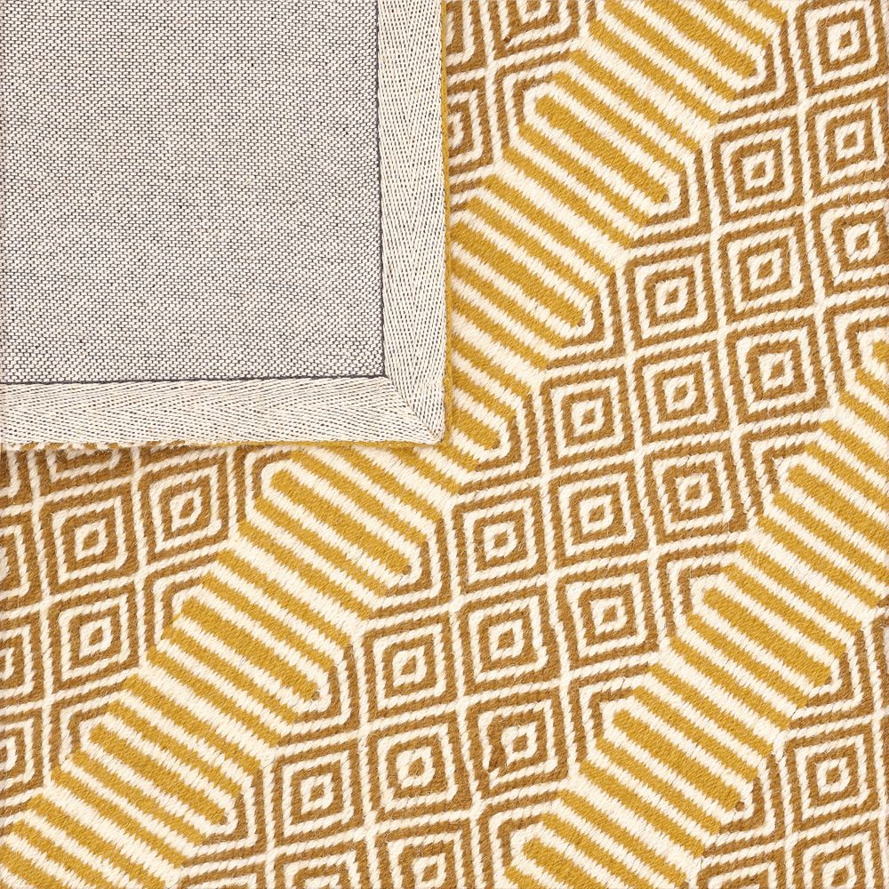 Tapete de lana tejido 70x140 cm