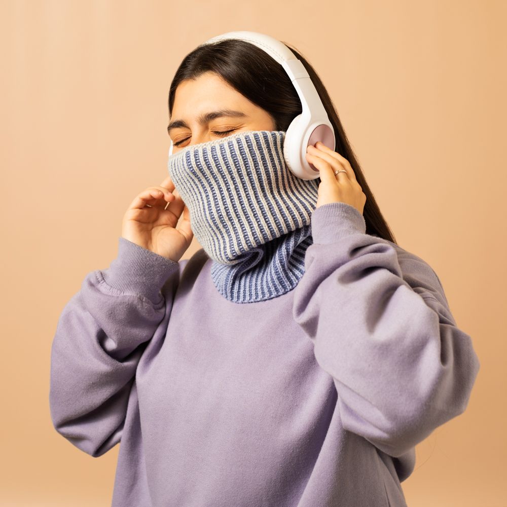 Cuello tejido 25x28 cm