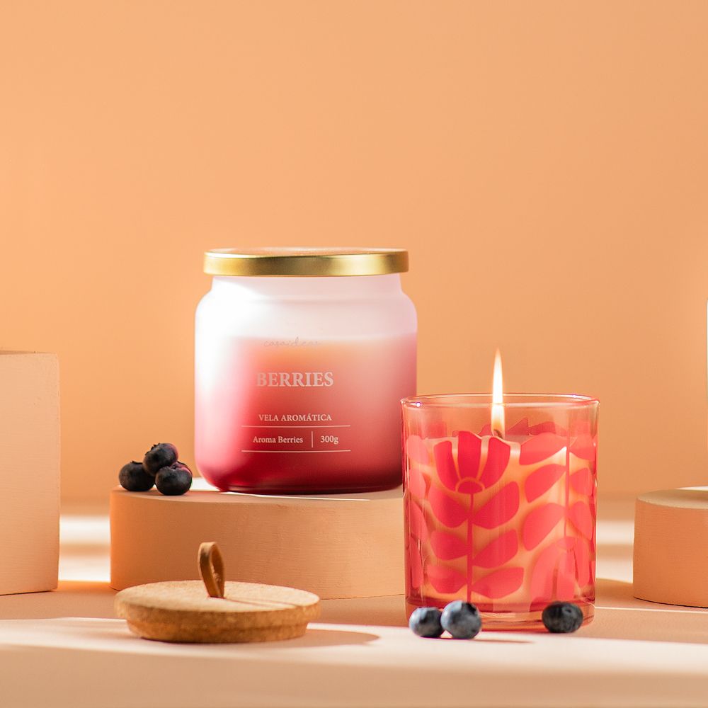 Vela aromática berries
