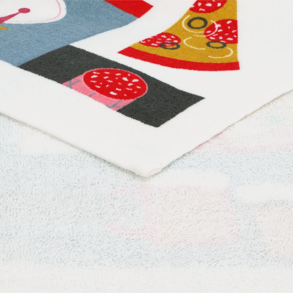 Paño de cocina velour algodón con diseño