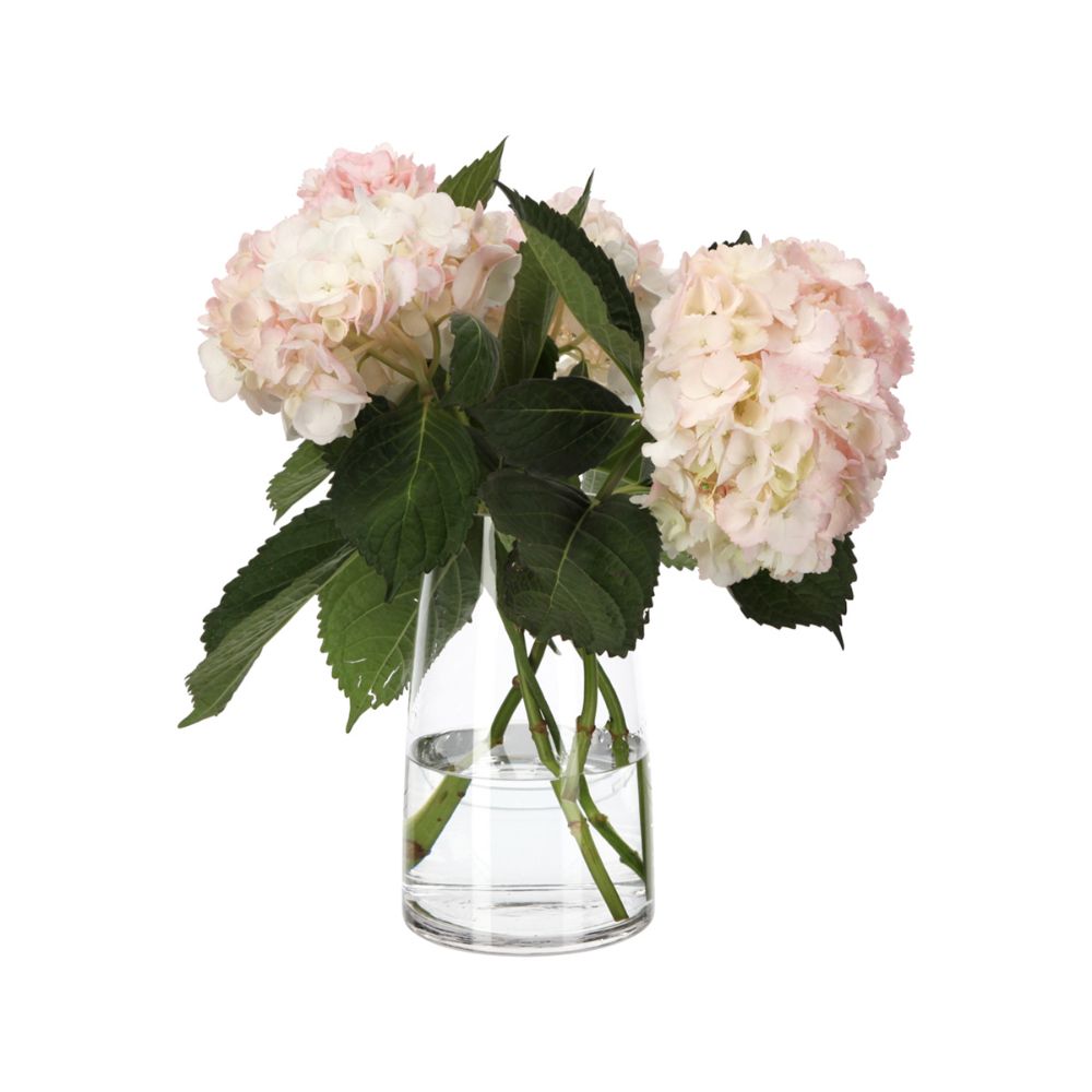 Florero Cónico Vidrio 15x15x25 cm