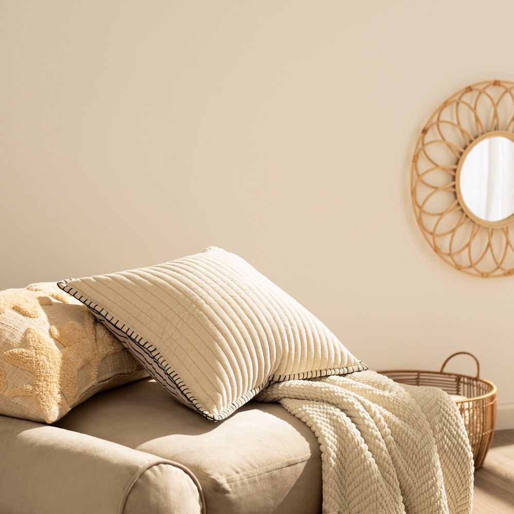 Cojín de algodón velvet pana 45x45 cm