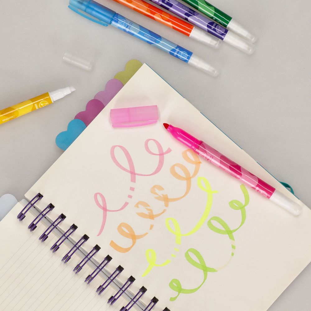 Set de 6 resaltadores borrables