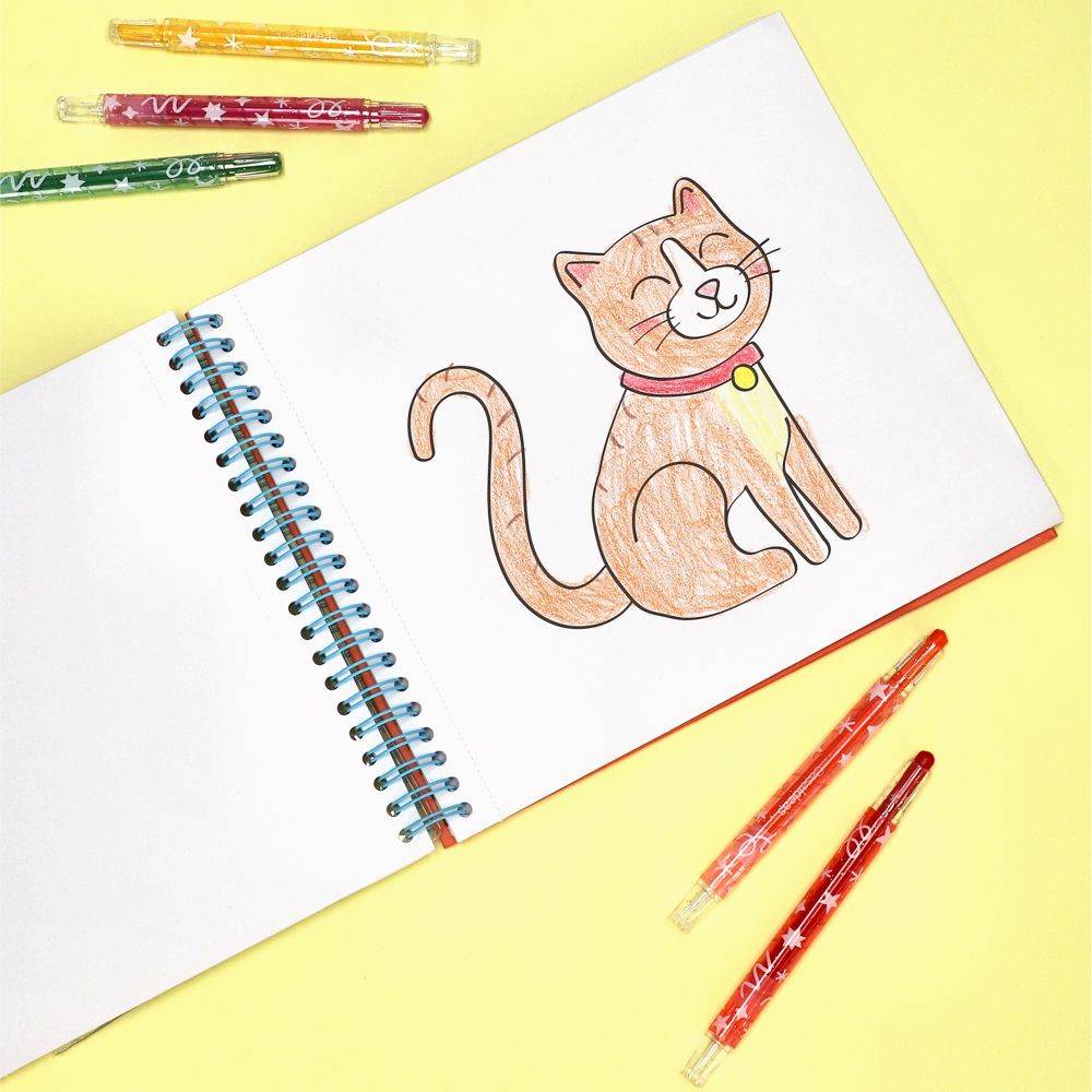 Block para pintar con crayones