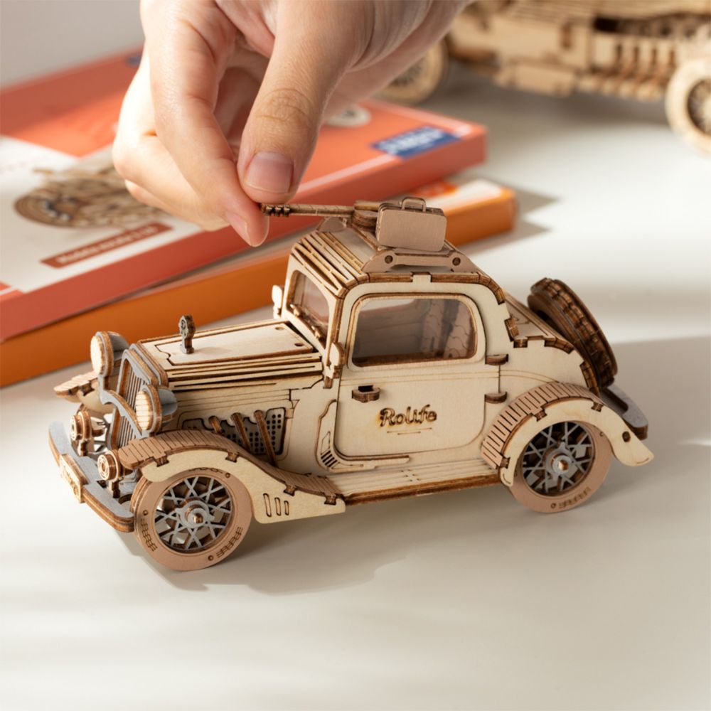 Armable Madera Auto Vintage 16x7x8 cm