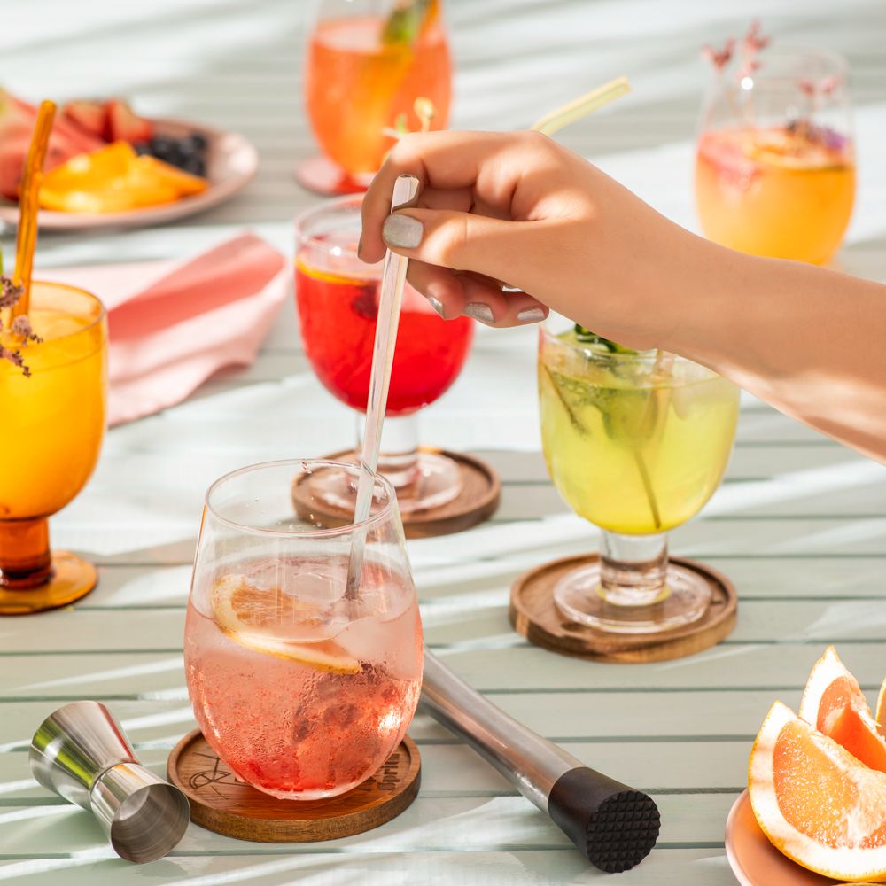 Set de machacador con medidor y cuchara