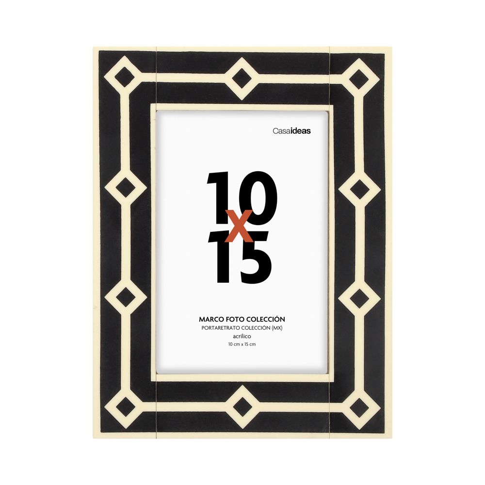 Marco de foto acrilico con diseño 10x15 cm