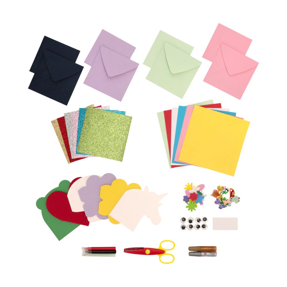 Set manualidades para decorar tarjetas y sobres