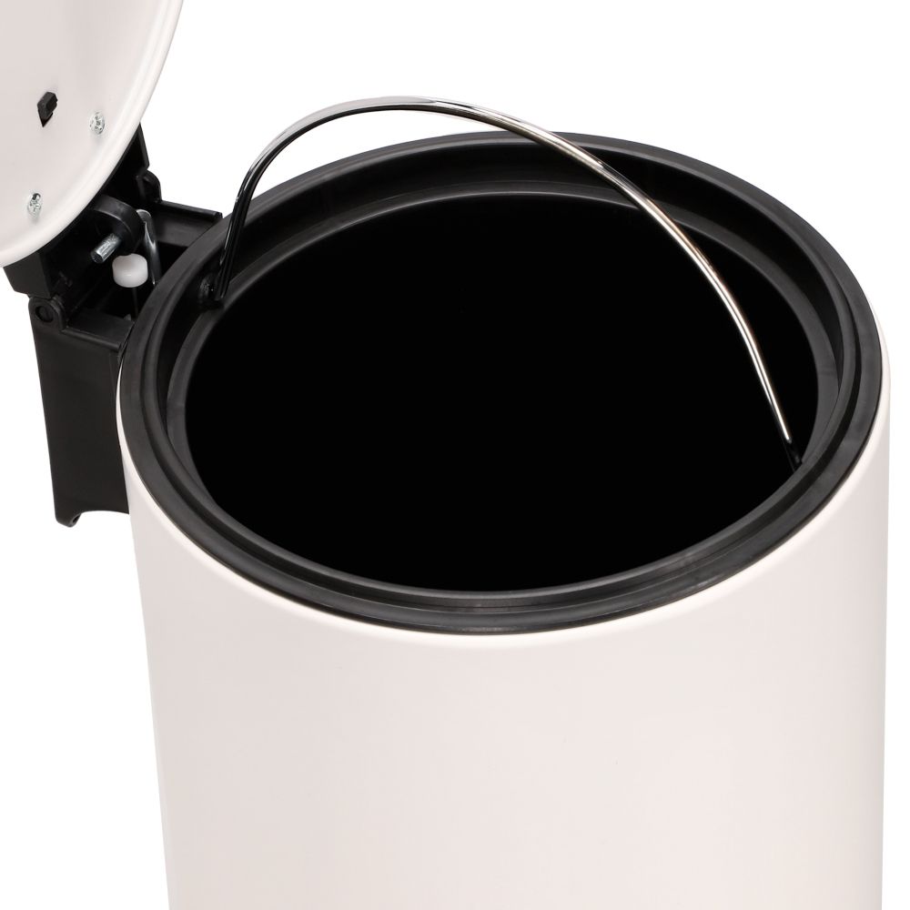 Bote de basura metálico con pedal 3 L