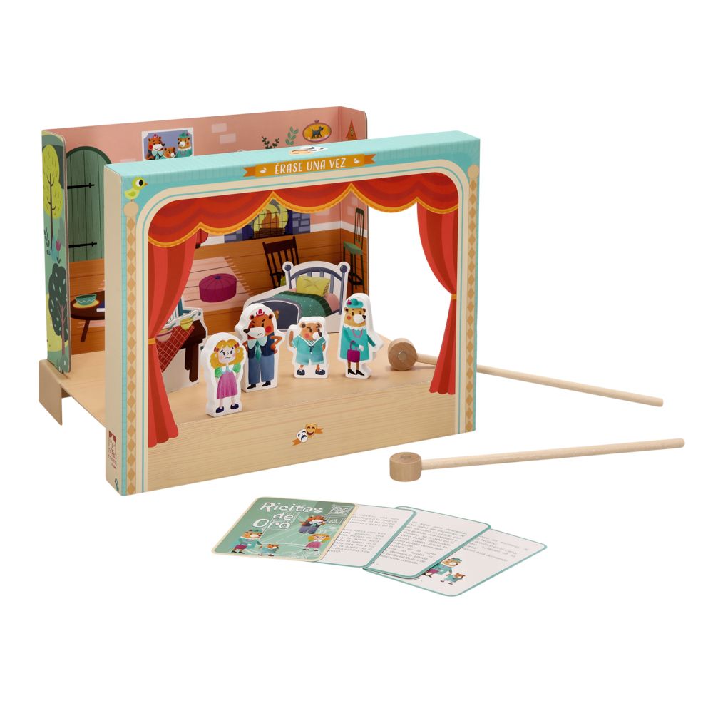 Teatro magnético de madera