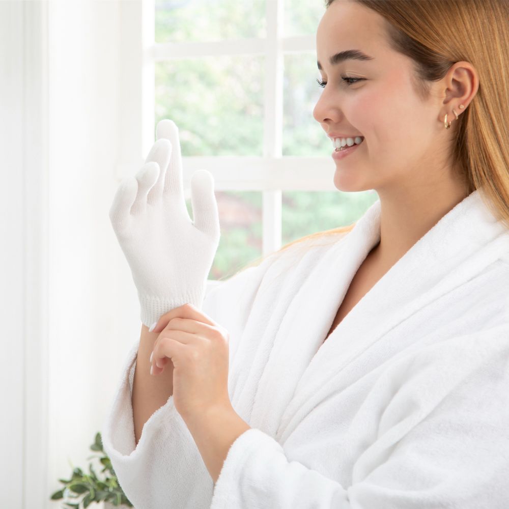 Set de 2 guantes hidratantes