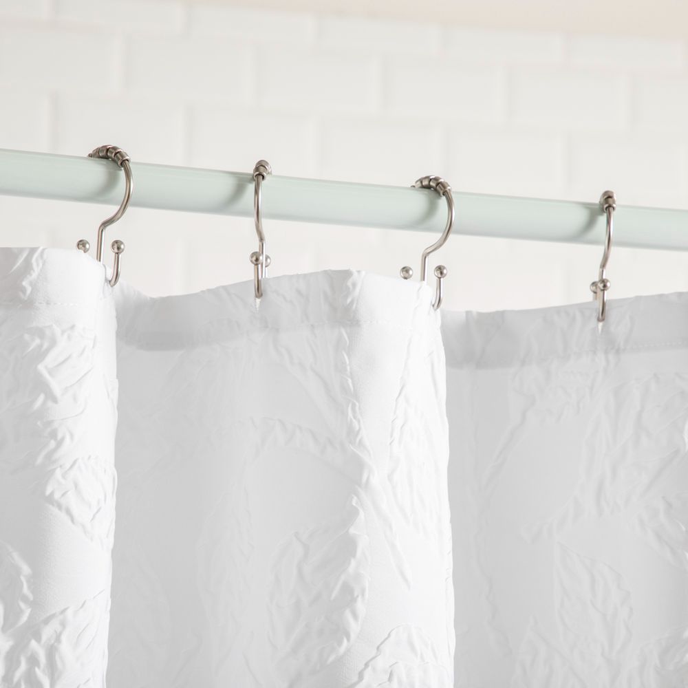 Cortina de baño con diseño texturizado 180x180 cm