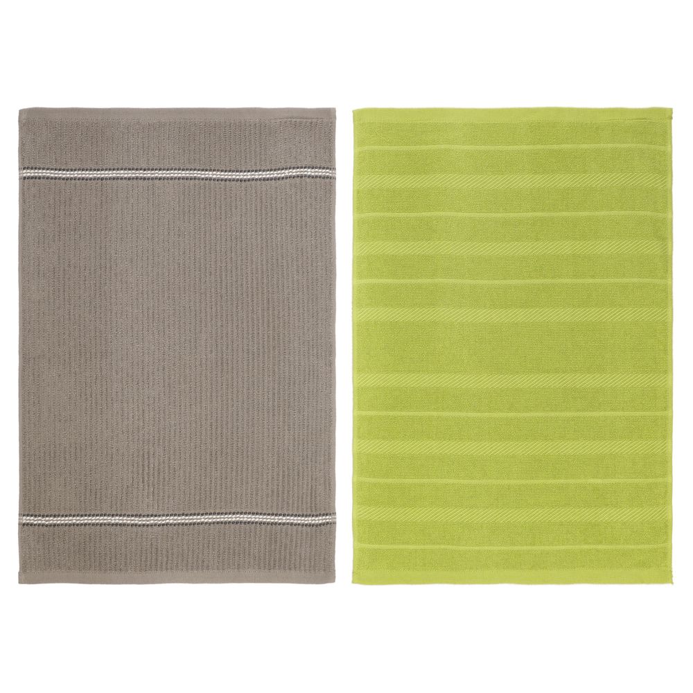 Set 2 paños de cocina terry 40x60 cm