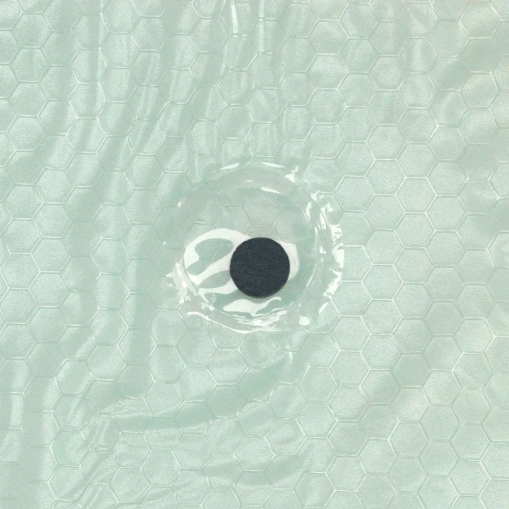 Forro Cortina Baño plástico con Textura