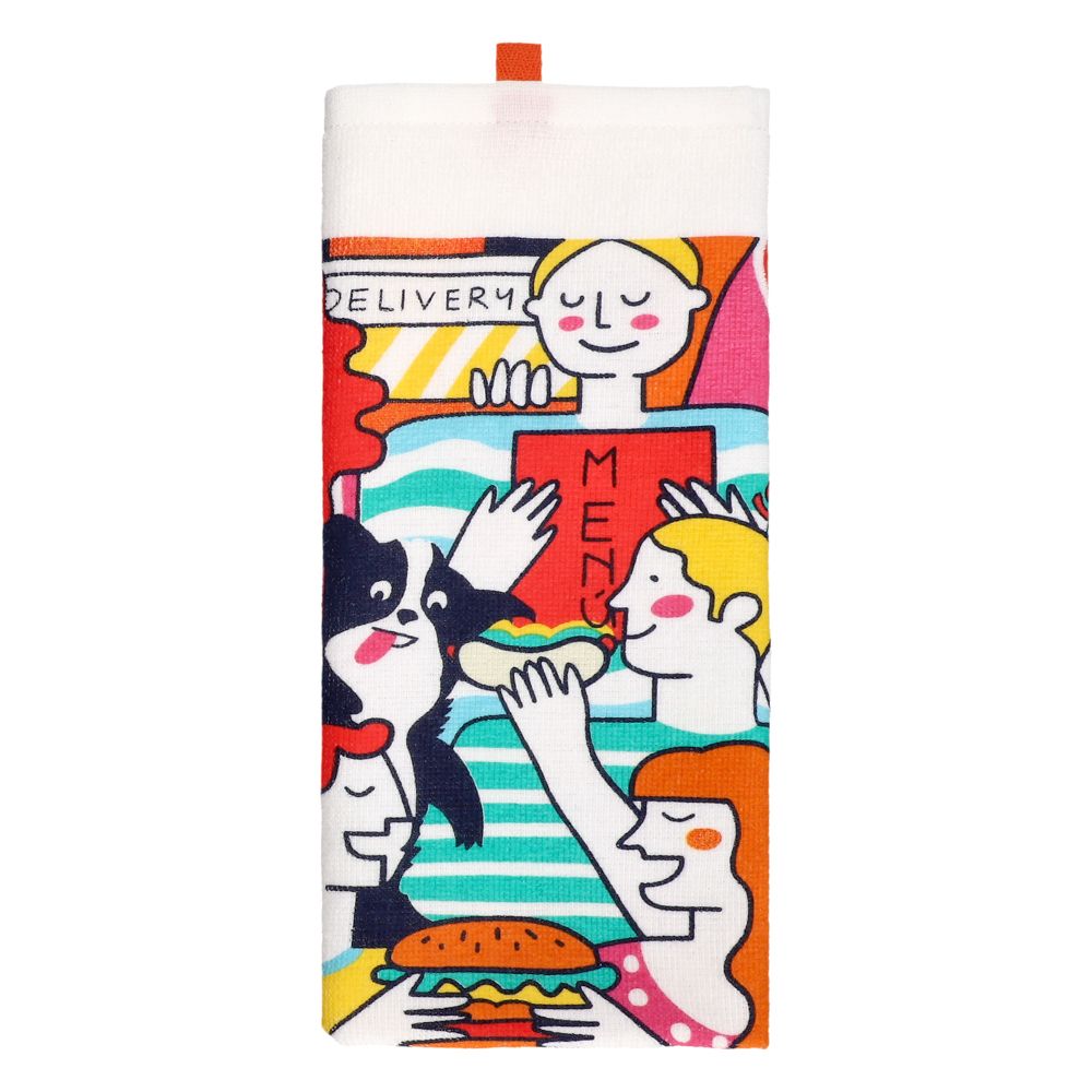 Paño de cocina velour 38x63.5 cm