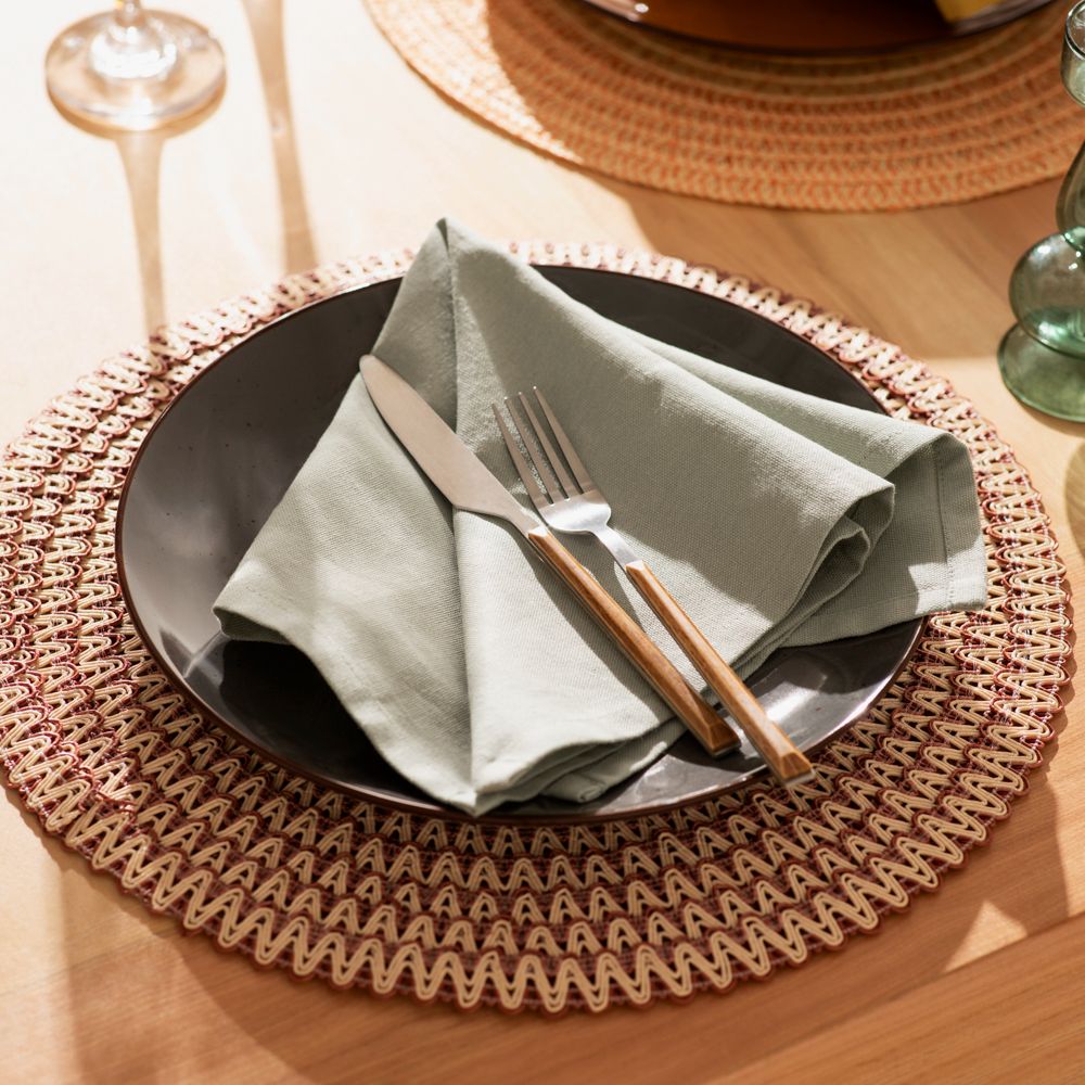 Individual redondo de pp tejido diámetro 38 cm