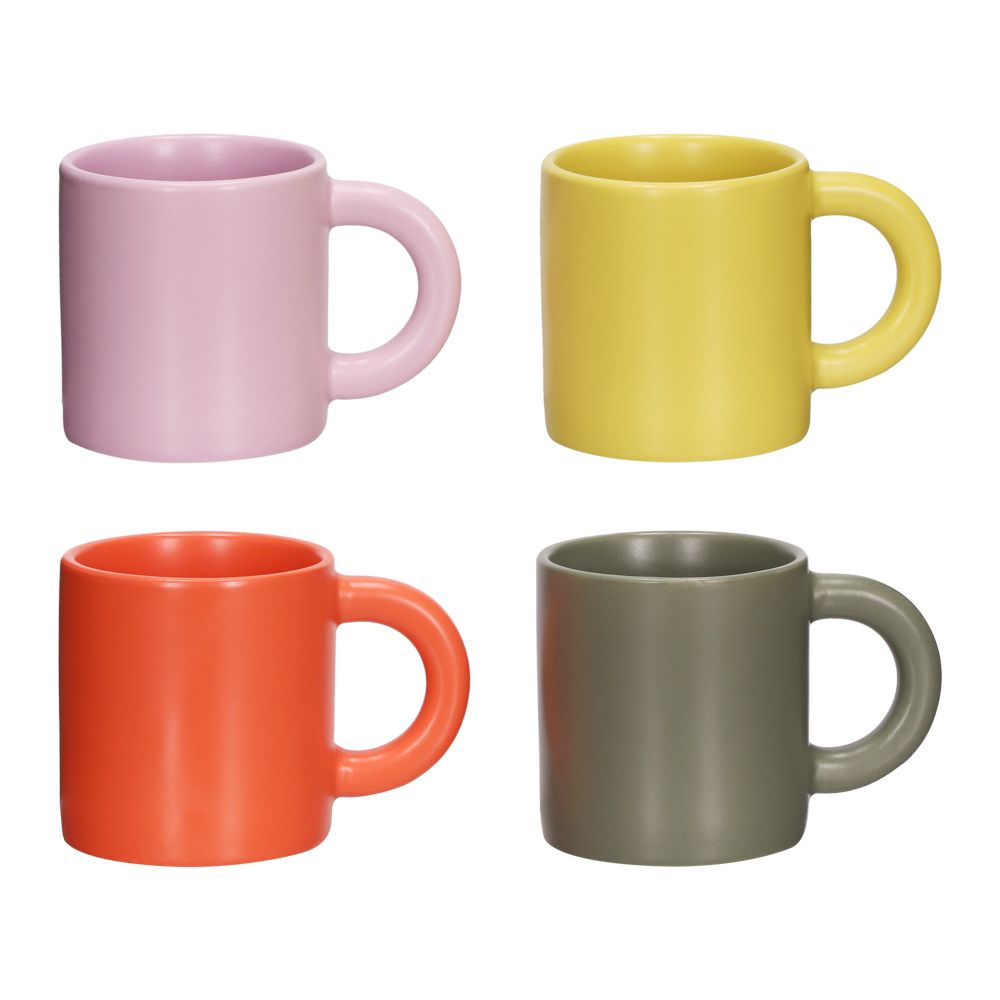 Set de 4 mini tazas 140 ml