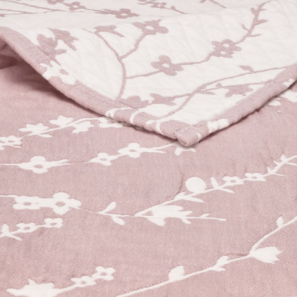 Colcha de algodón bordado King