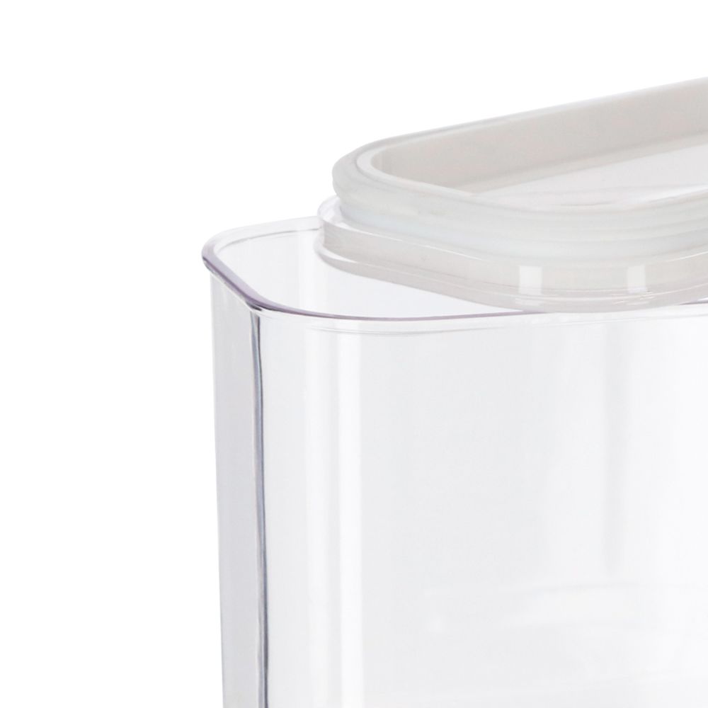 Frasco plástico con Tapa Hermética A Presión 1000 ml