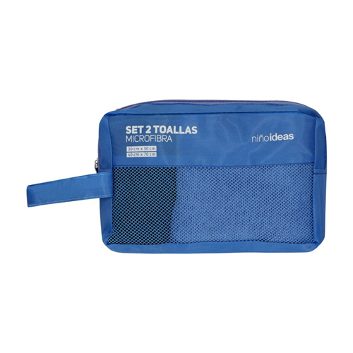 Set 2 toallas escolares microfibra