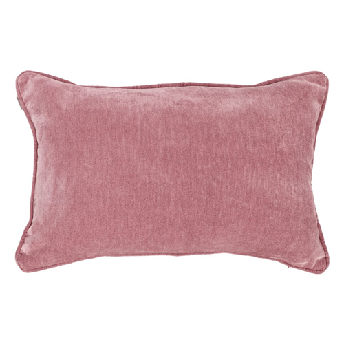 Funda de cojín terciopelo liso 60x40 cm