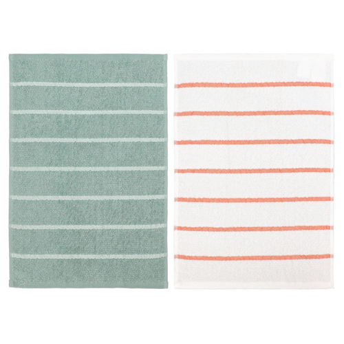 Set de 2 paños cocina terry 40x60 cm