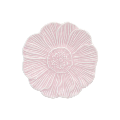 Plato de cerámica con forma de flor
