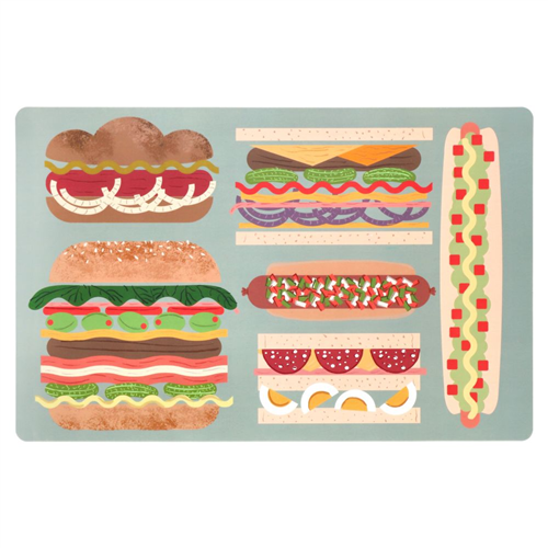 Set 6 individuales con diseño 43x28 cm