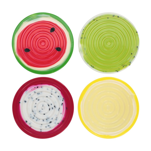 Set 4 de posavasos de silicona