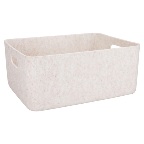 Canasto organizador de fieltro 36x27x16 cm