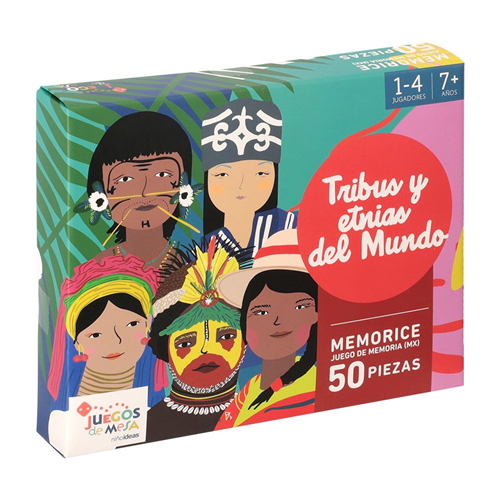 Juego Memorama 50 Piezas 18.5x3.5x15.5 cm