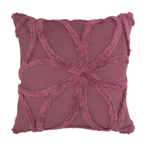 Funda de cojín algodón con textura 45x45 cm