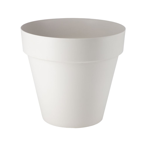 Maceta plástica con ruedas 46.5x42.5 cm