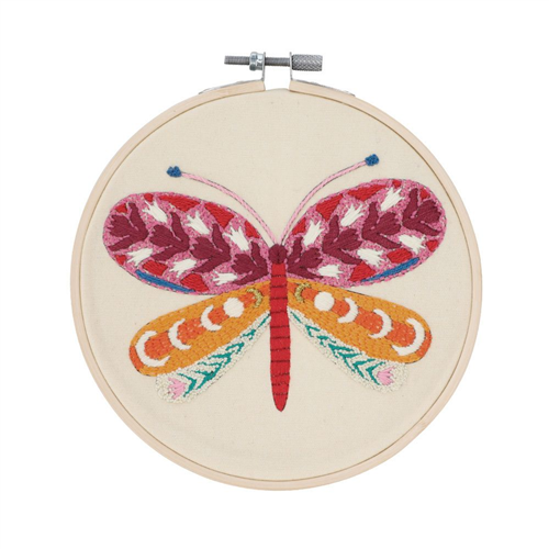 Bastidor de madera con figura para bordar