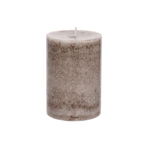 Vela Pilar Color Vainilla 7x10 cm