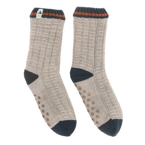 Calceta tejida sherpa con diseño G