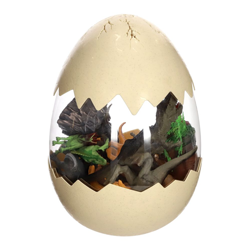 Huevo de dinosaurios con 24 juguetes