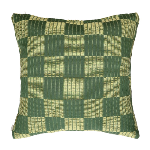 Funda de cojín algodón hilado 45x45 cm